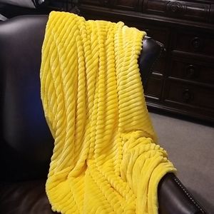 Miulee Ribbed Throw (New)